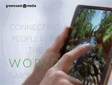 Tablet Screenshot of greencoastmedia.ca